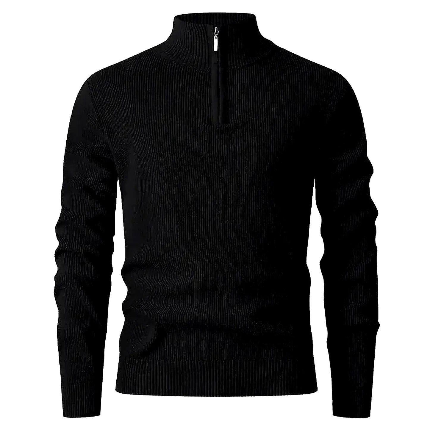Halden Quarter Zip Knit Sweater — Image 1 — Allury Wear UK
