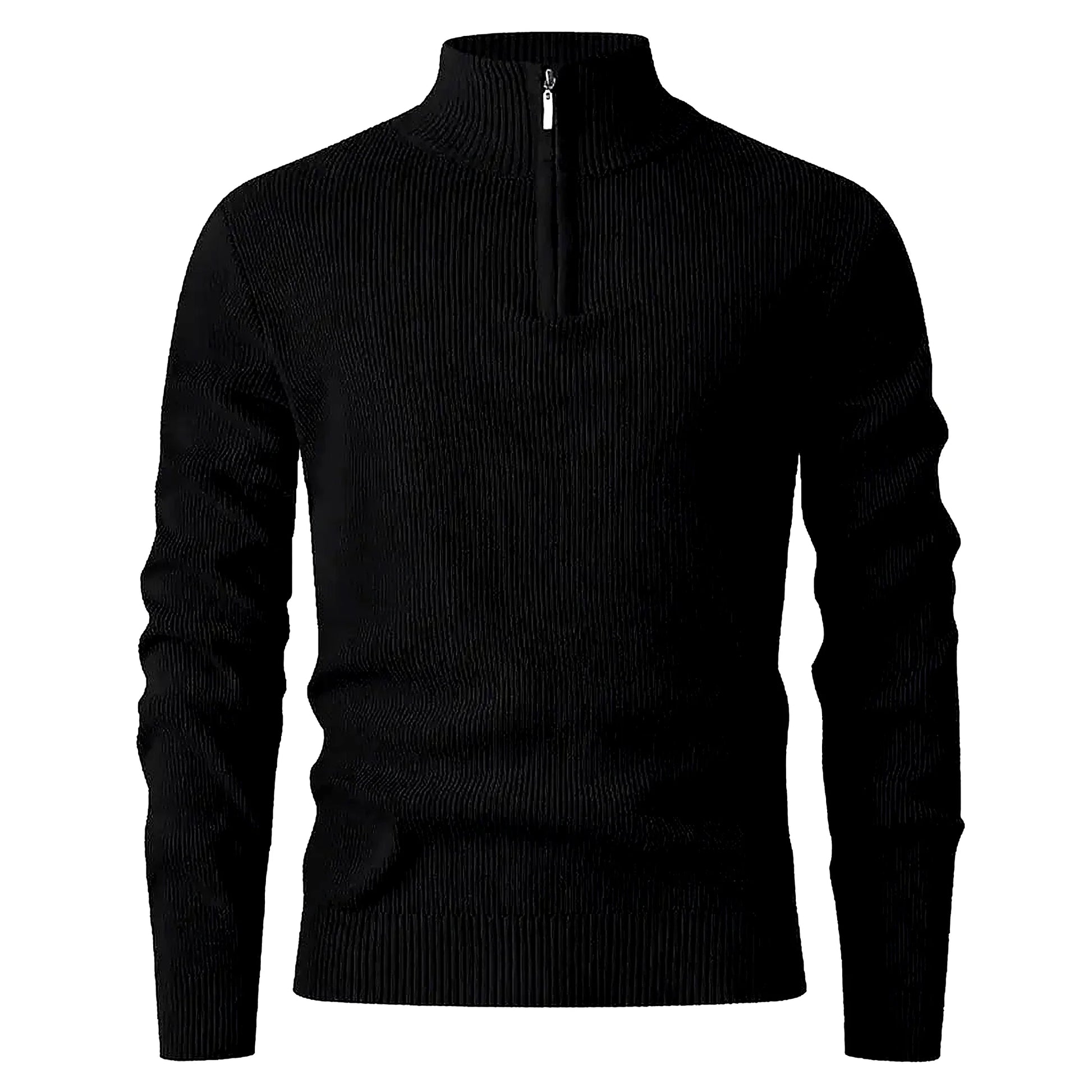 Halden Quarter Zip Knit Sweater — Image 1 — Allury Wear UK
