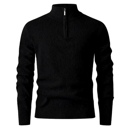 Halden Quarter Zip Knit Sweater — Image 1 — Allury Wear UK