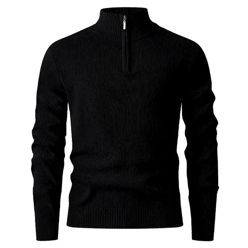 Halden Quarter Zip Knit Sweater — Image 1 — Allury Wear UK