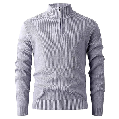 Halden Quarter Zip Knit Sweater — Image 4 — Allury Wear UK