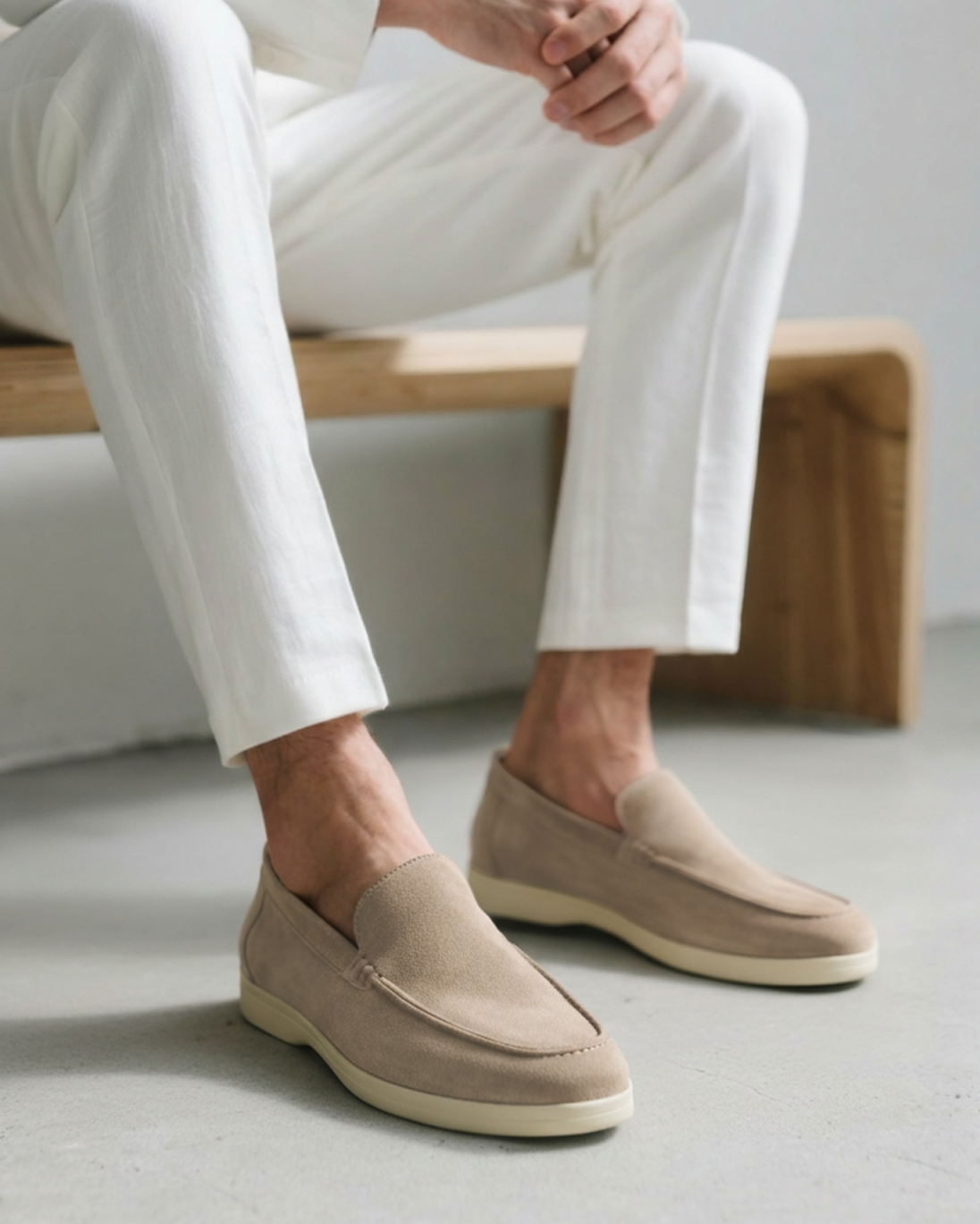 Men's Suede Slip-On Loafers - image 3