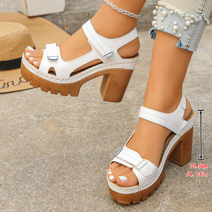 Velora Platform Block Heel Sandals