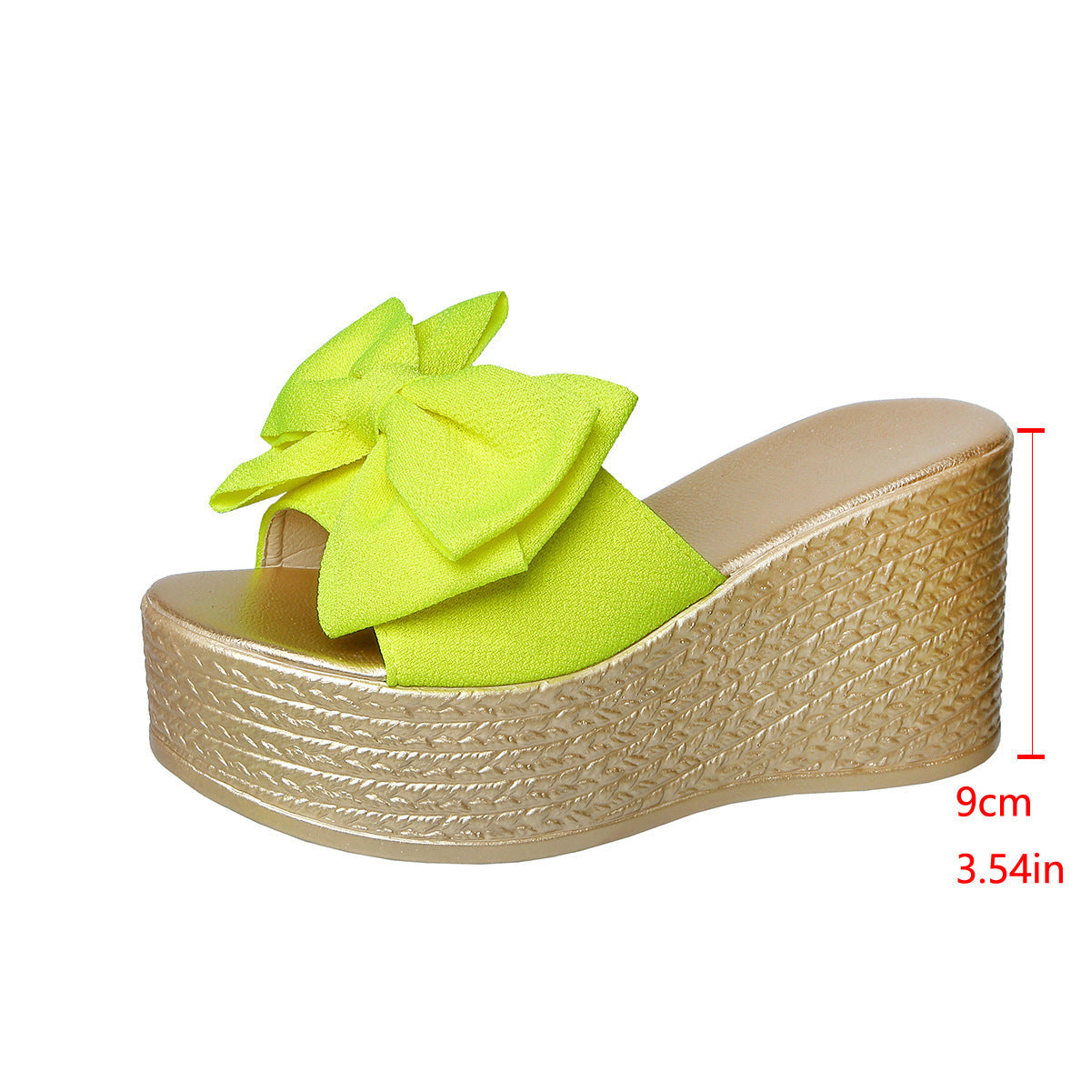 BowBella Chunky Platform Wedge Sandals
