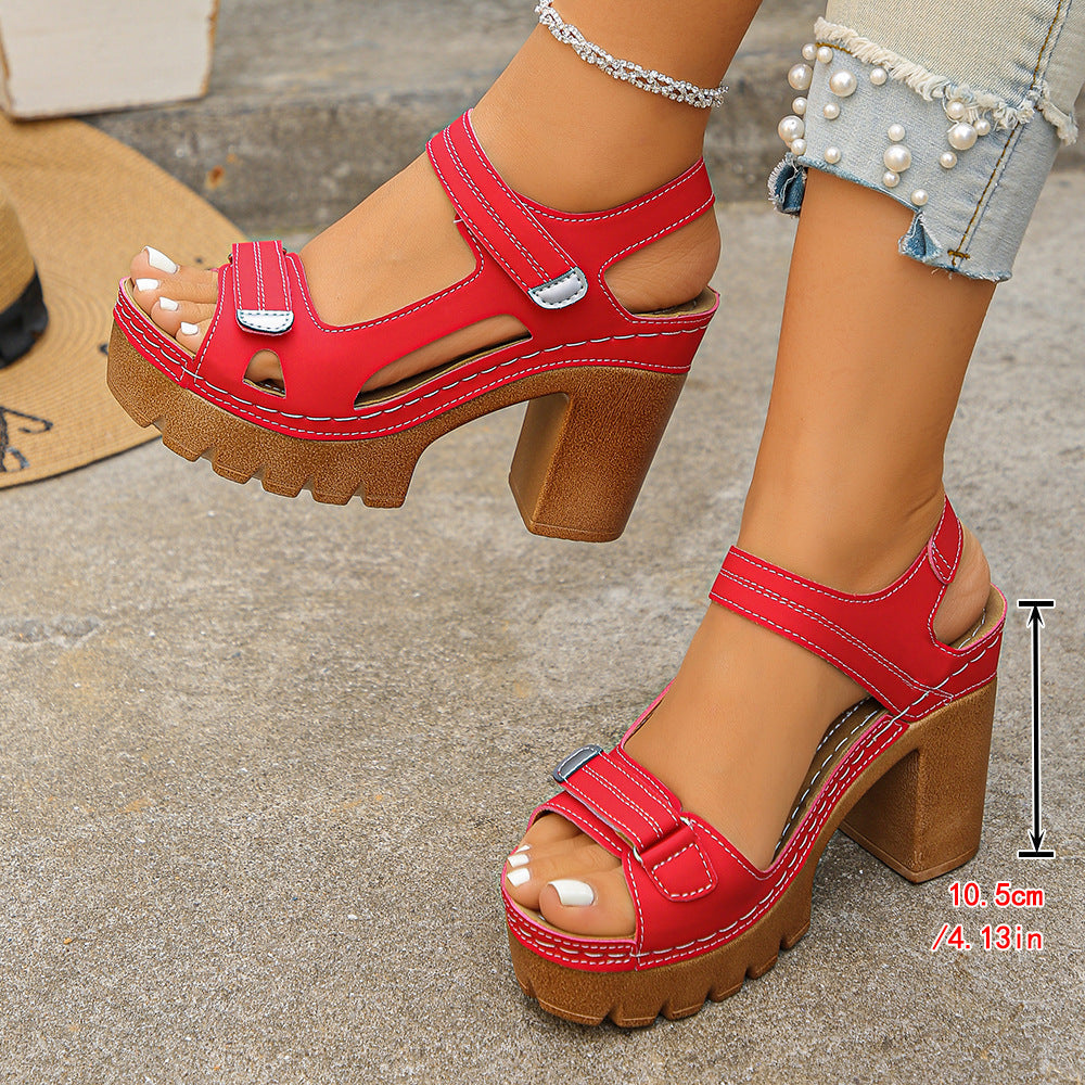 Velora Platform Block Heel Sandals