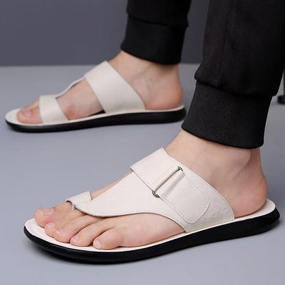 Ashmere Leather Flat Sandals - image 10
