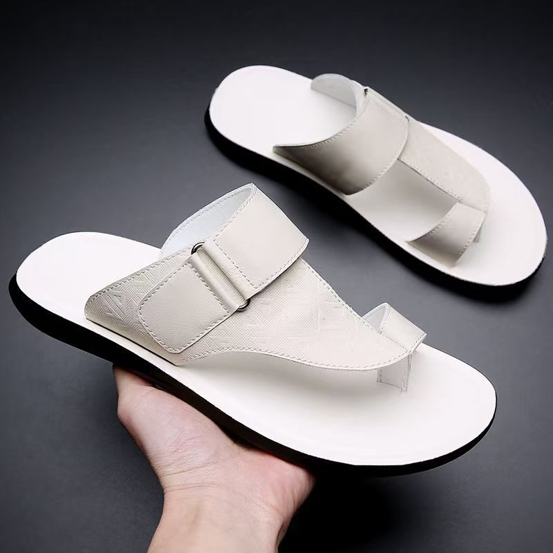 Ashmere Leather Flat Sandals - image 6