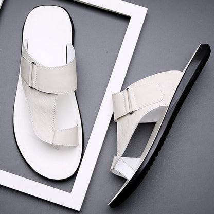 Ashmere Leather Flat Sandals - image 11
